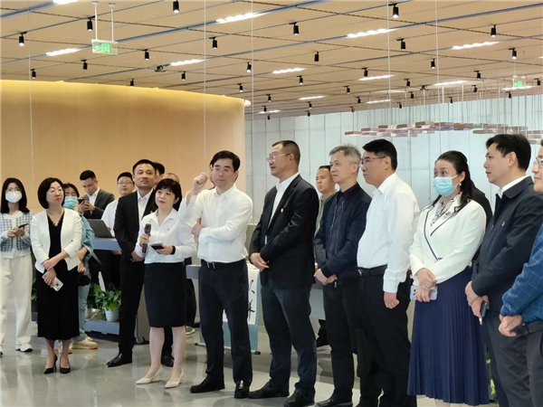 湖南湘江新区清廉文化周观摩活动视察湖南来运新程承建的数智土方调运监管平..